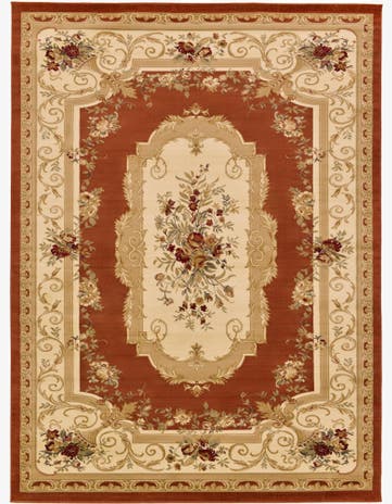 9' x 12' Classic Aubusson Rug