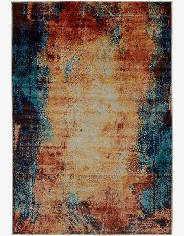 Brick Red Ethereal Rug