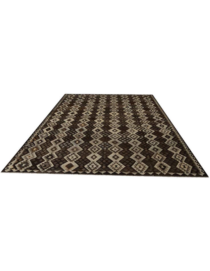 Detail image of 10' 3 x 15' 10 Hand Woven Kilim Modern Wool Rug