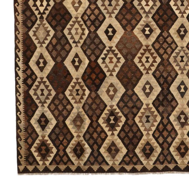 10' 3 x 15' 10 Hand Woven Kilim Modern Wool Rug