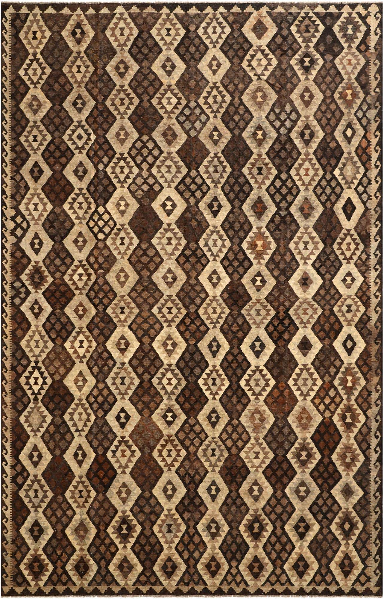 10' 3 x 15' 10 Hand Woven Kilim Modern Wool Rug