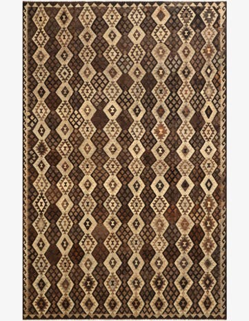 10' 3 x 15' 10 Hand Woven Kilim Modern Wool Rug