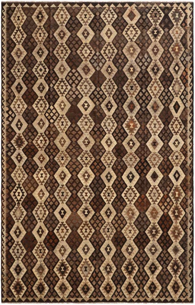 10' 3 x 15' 10 Hand Woven Kilim Modern Wool Rug