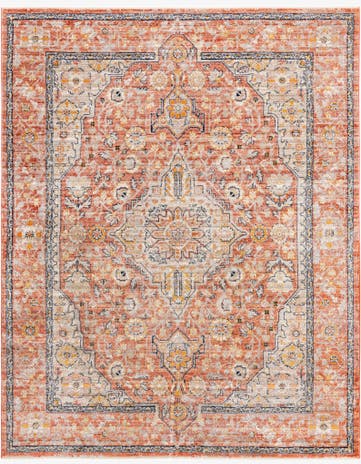 Brick Red Lola Rug