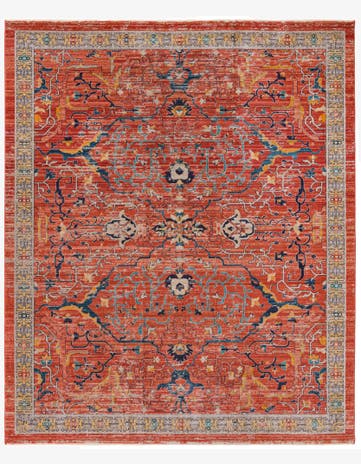 Brick Red Lola Rug