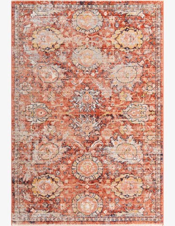 Brick Red Lola Rug