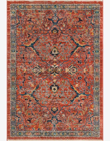 Brick Red Lola Rug