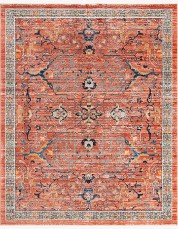 Brick Red Lola Rug