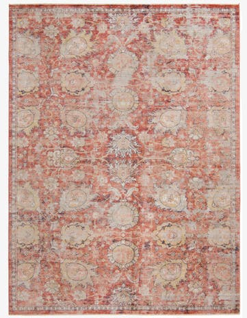 Brick Red Lola Rug