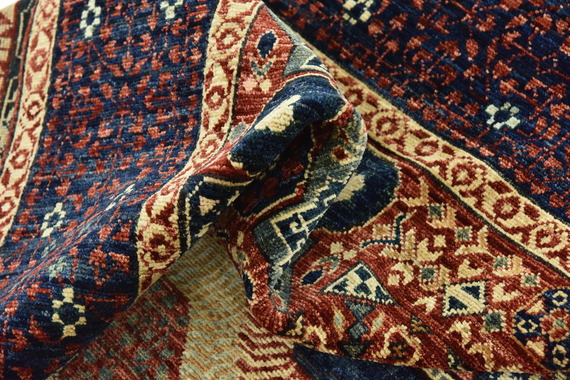 5' 10 x 9' Hand Knotted Mamluk Ziegler Rug