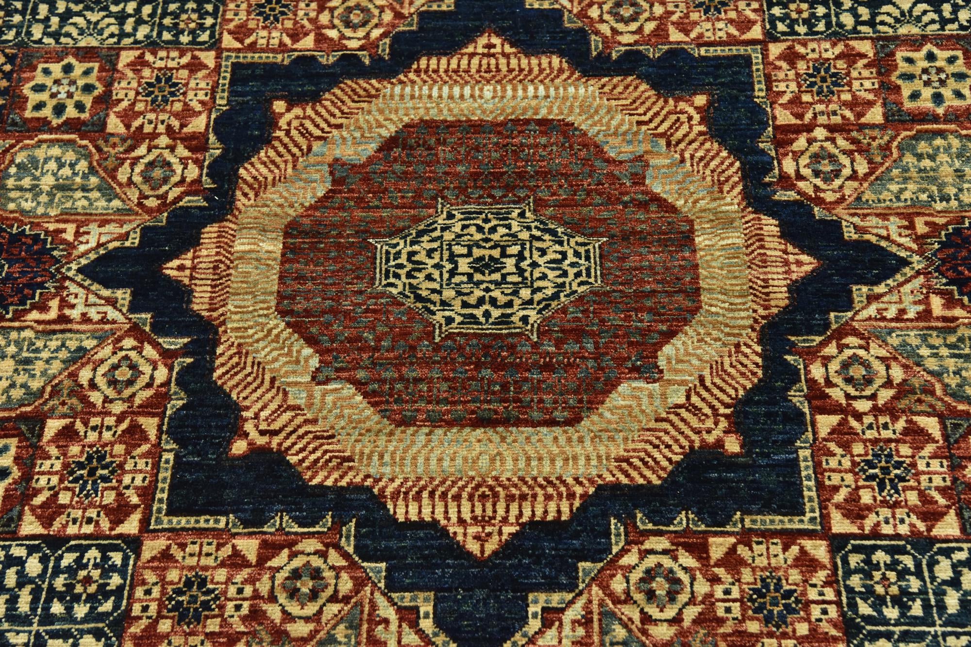 5' 10 x 9' Hand Knotted Mamluk Ziegler Rug