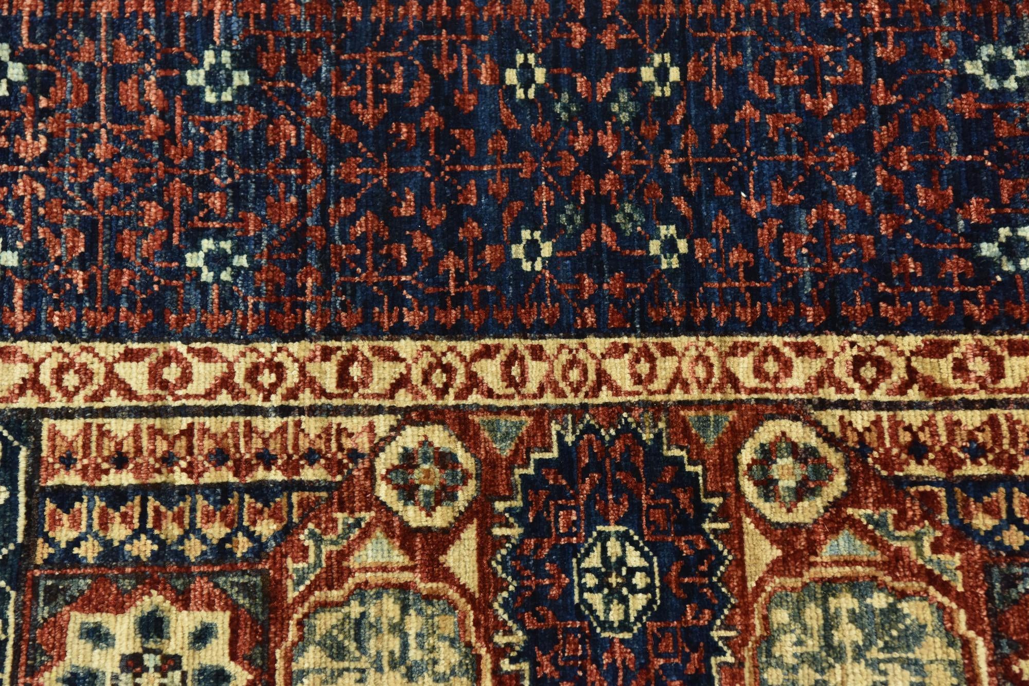 5' 10 x 9' Hand Knotted Mamluk Ziegler Rug