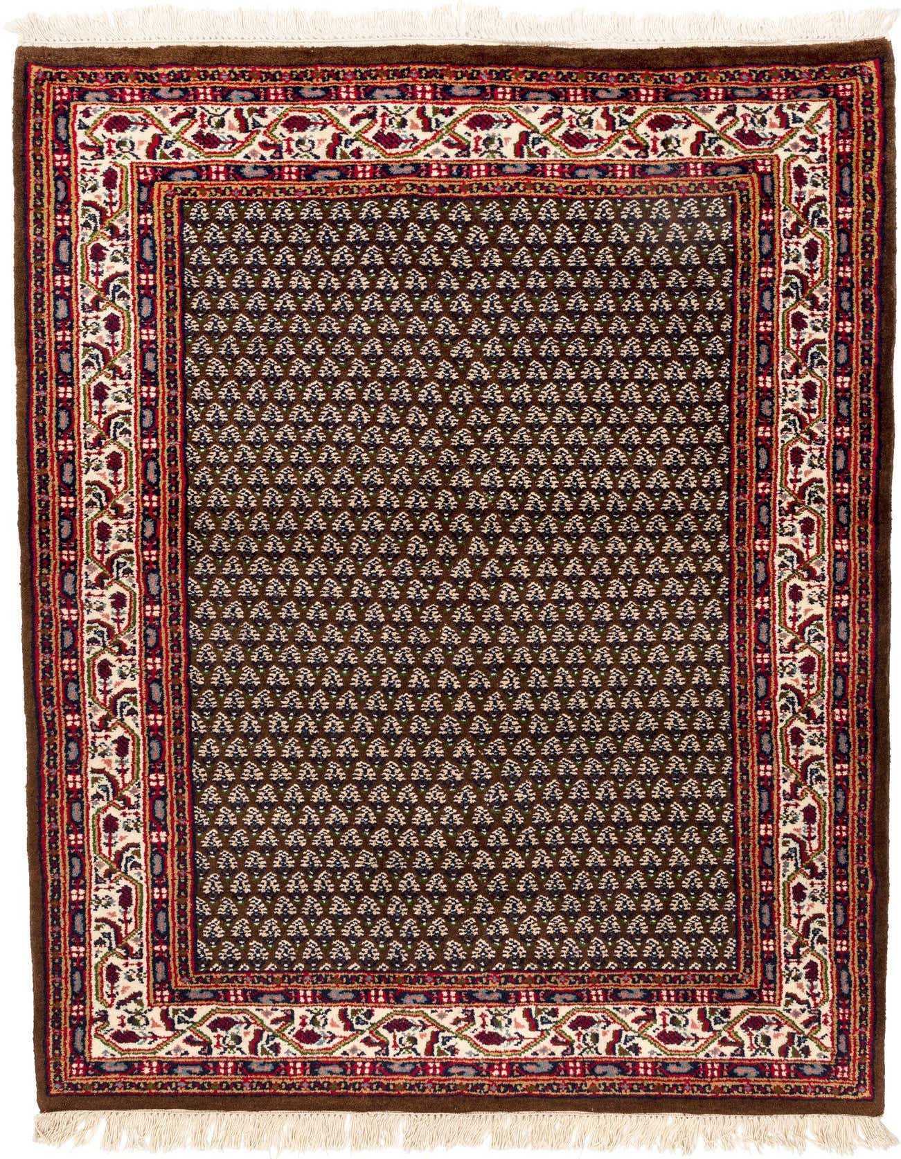 4' x 6' Hand Knotted Mir Wool Rug
