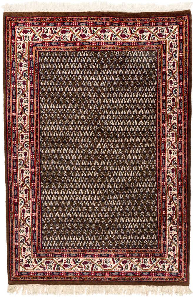 4' x 6' Hand Knotted Mir Wool Rug