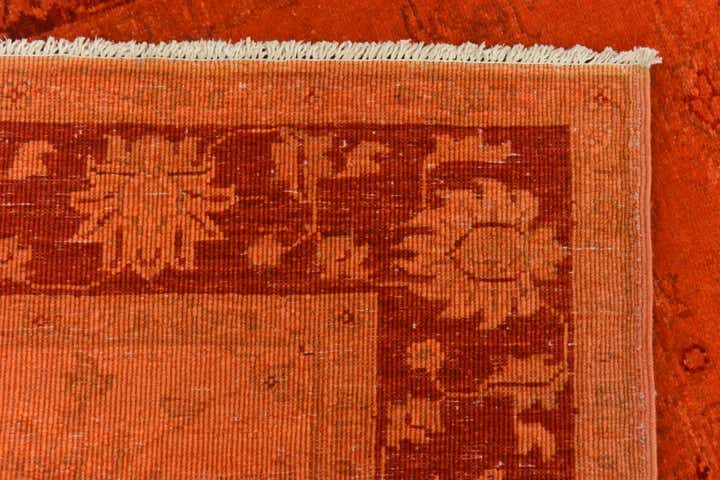 3' 5 x 4' 5 Hand Knotted Over-Dyed Ziegler Rug