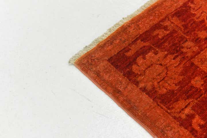 3' 5 x 4' 5 Hand Knotted Over-Dyed Ziegler Rug