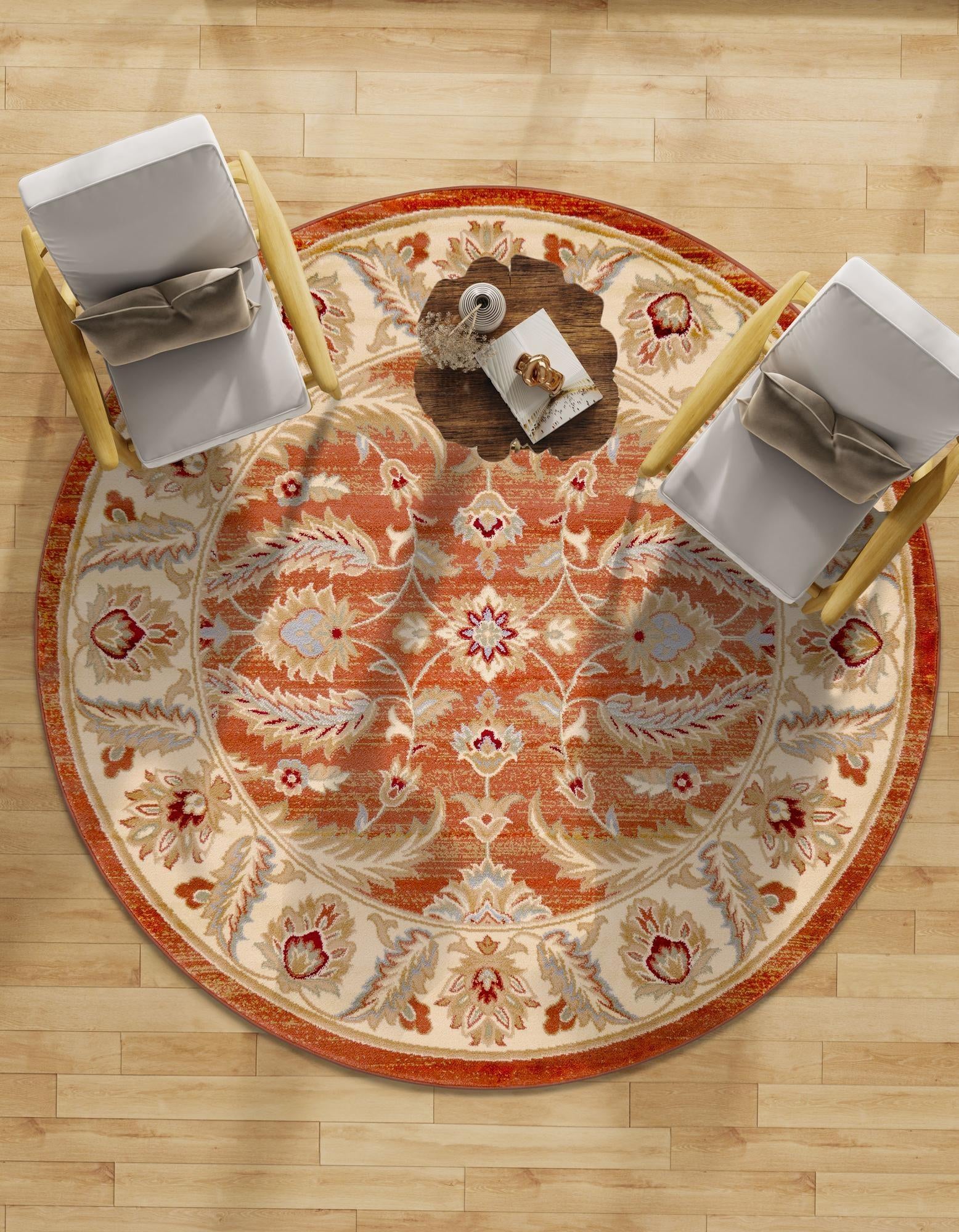 7' 10 x 7' 10 Aditi Round Rug