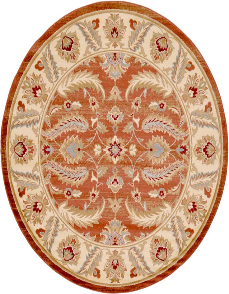 Detail image of 7' 10 x 7' 10 Classic Agra Round Rug