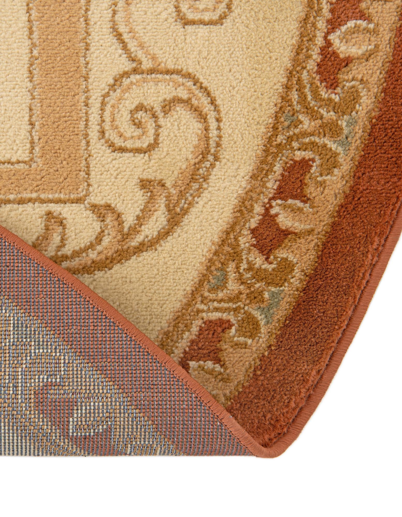 7' 10 x 7' 10 Classic Aubusson Round Rug