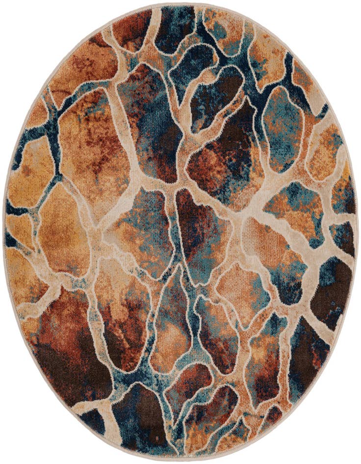 Detail image of 3' 3 x 3' 3 Ethereal Round Rug