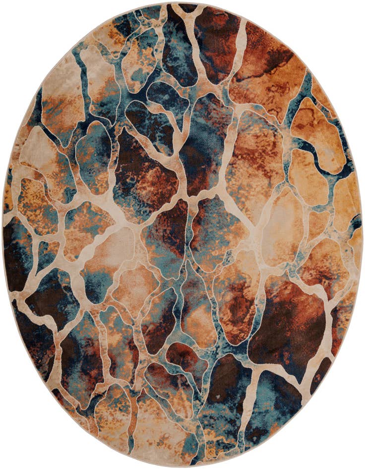 Detail image of 7' 10 x 7' 10 Ethereal Round Rug