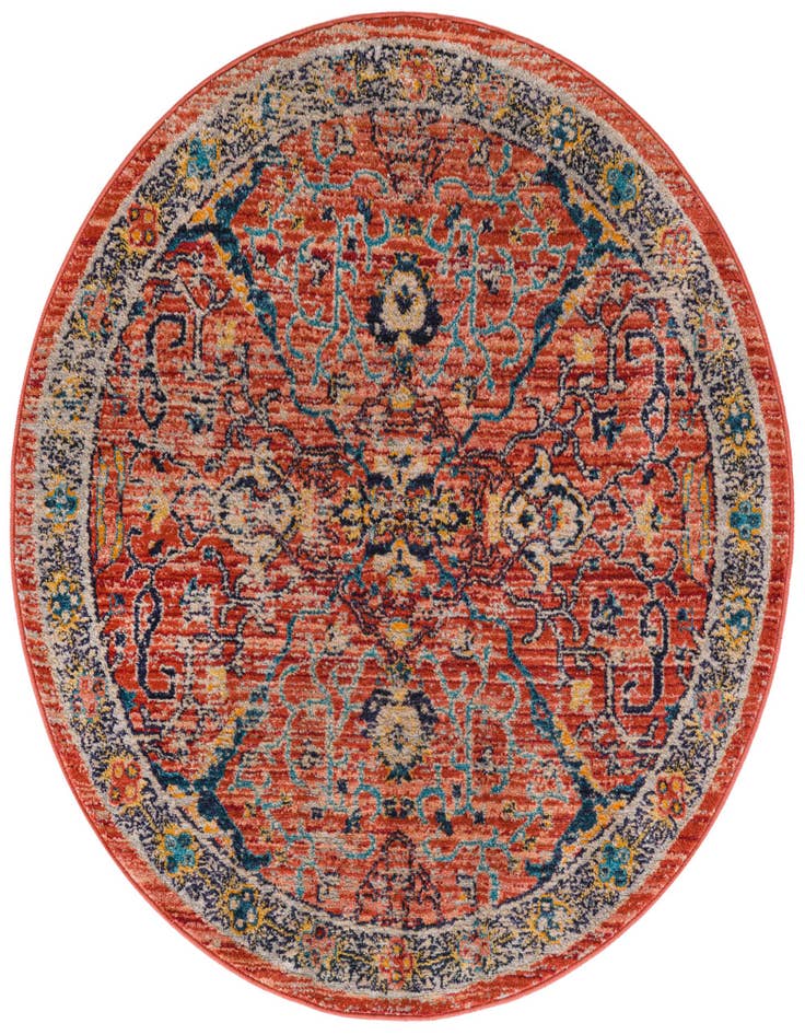 Detail image of 5' 2 x 5' 2 Lola Round Rug