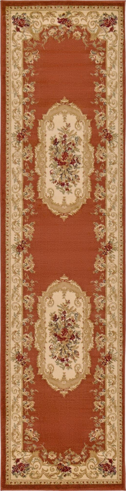Primary image 80cm x 305cm Classic Aubusson Runner Rug