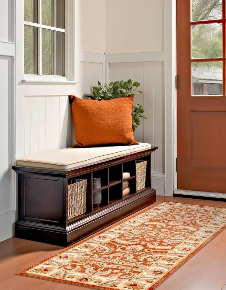 Detail image of 2' 7 x 10' Classic Agra Runner Rug