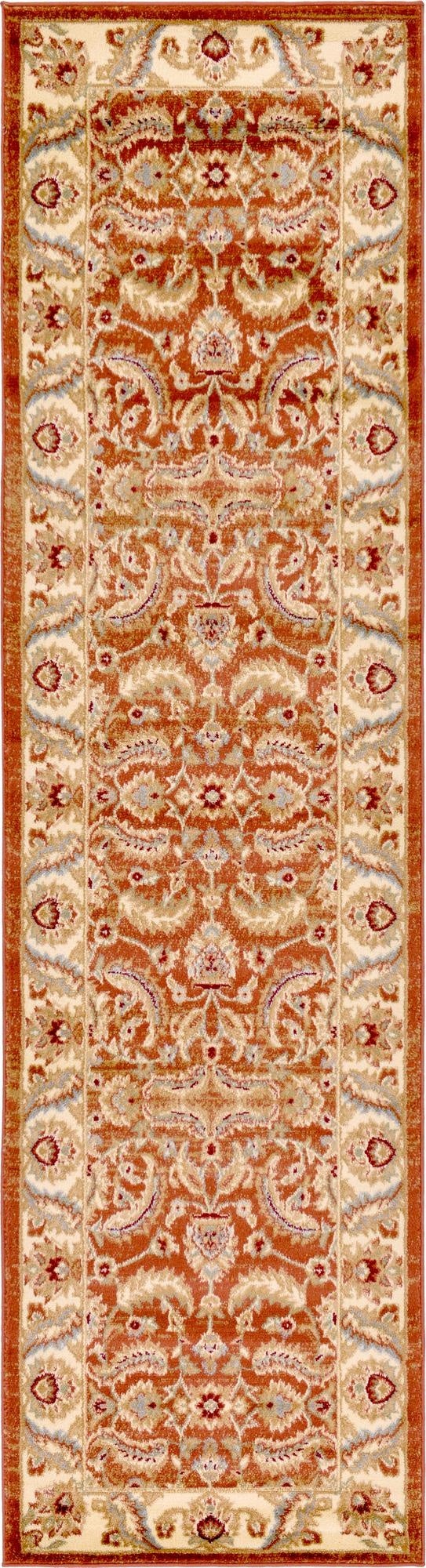 2' 7 x 10' Classic Agra Runner Rug