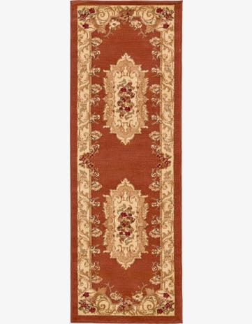 2' x 6' Classic Aubusson Runner Rug