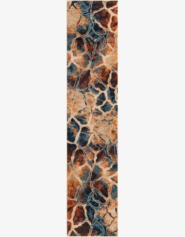 Brick Red Gossamer Runner Rug