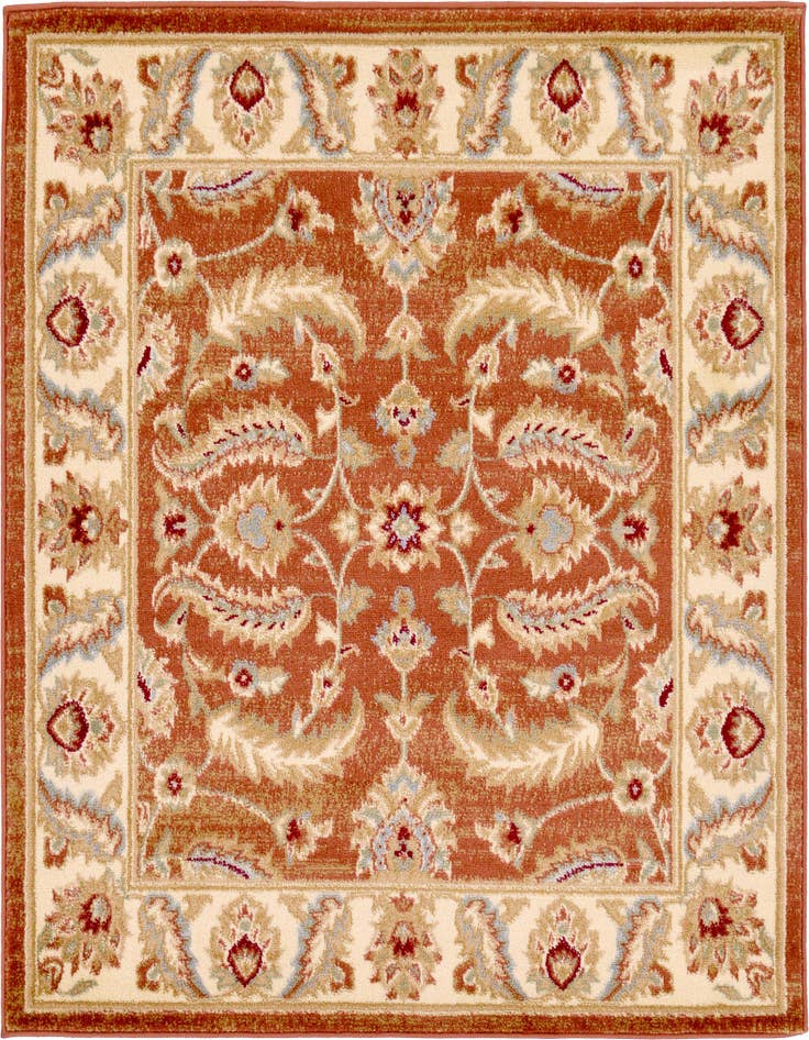 Detail image of 4' x 4' Classic Agra Square Rug