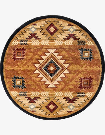 4' x 4' Pioneer Round Rug