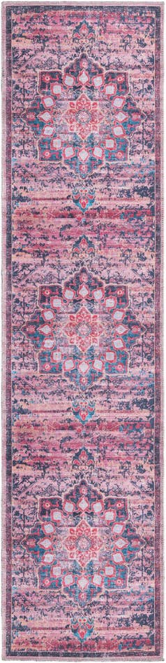 Detail image of 2' x 8' Washable Francesca Runner Rug