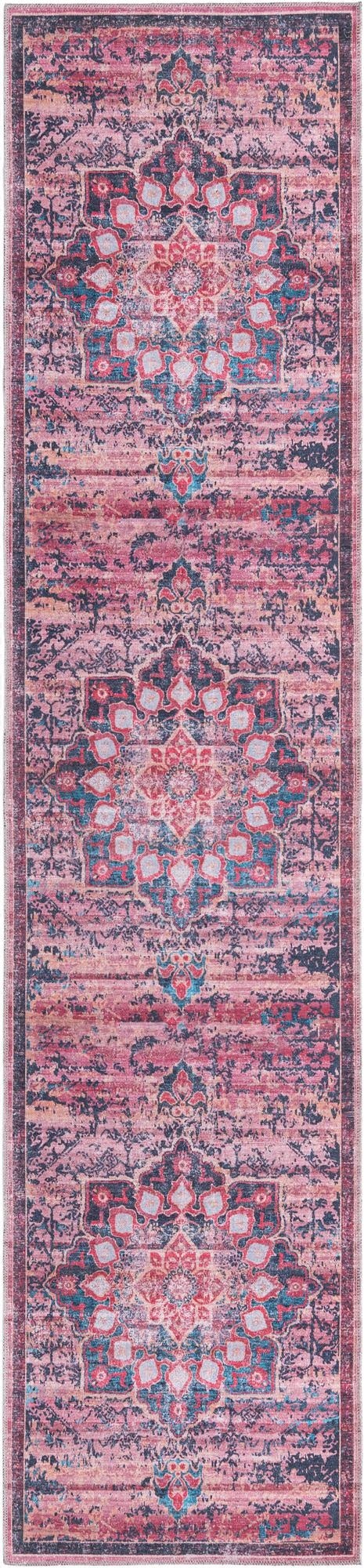 2' 7 x 12' Washable Francesca Runner Rug