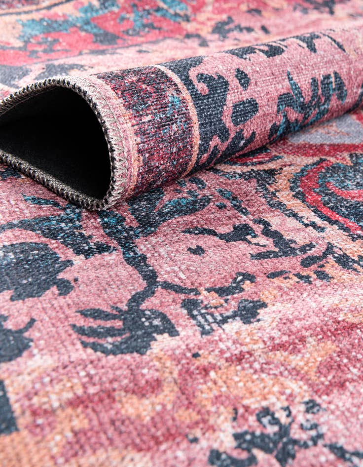 Detail image of 5' 3 x 5' 3 Washable Francesca Square Rug