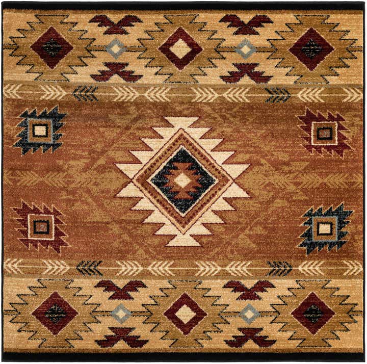 5' 3 x 5' 3 Pioneer Square Rug