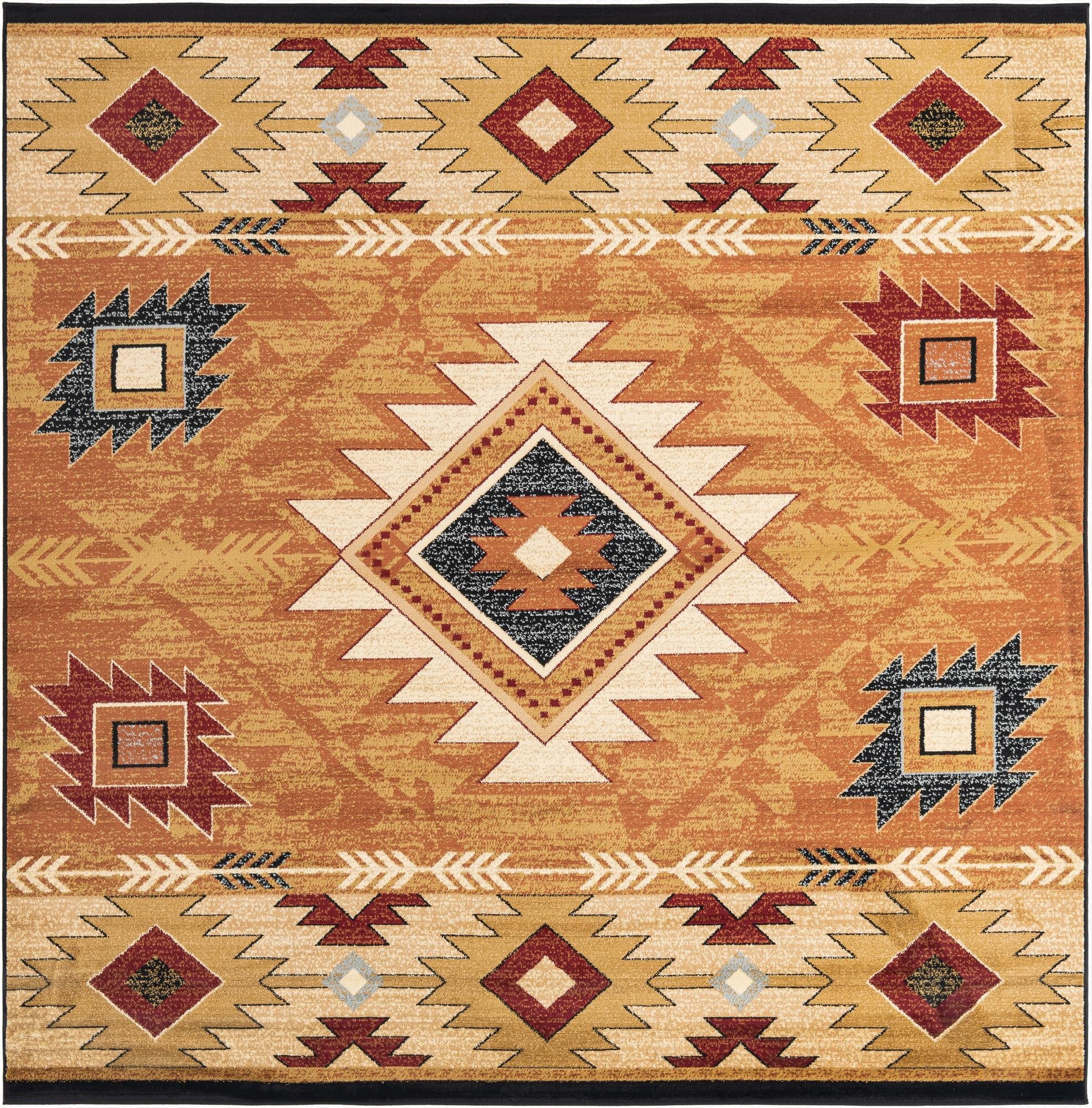 7' 10 x 7' 10 Pioneer Square Rug