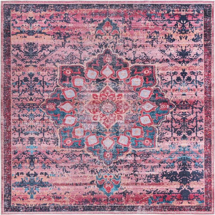10' 6 x 10' 6 Washable Renaissance Square Rug