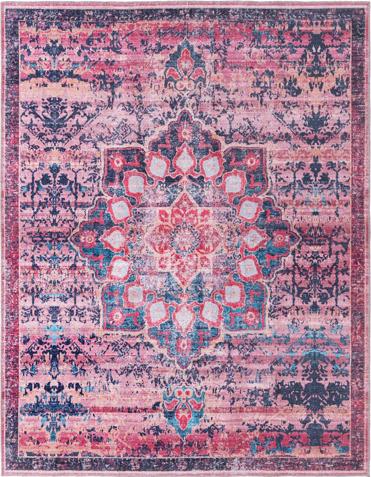 Detail image of 7' 3 x 7' 3 Washable Renaissance Square Rug
