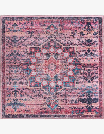 10' 6 x 10' 6 Washable Renaissance Square Rug