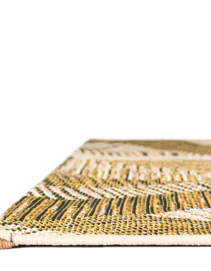 Detail image of 7' 10 x 11' Easy-Clean Botanical Indoor / Outdoor Rug