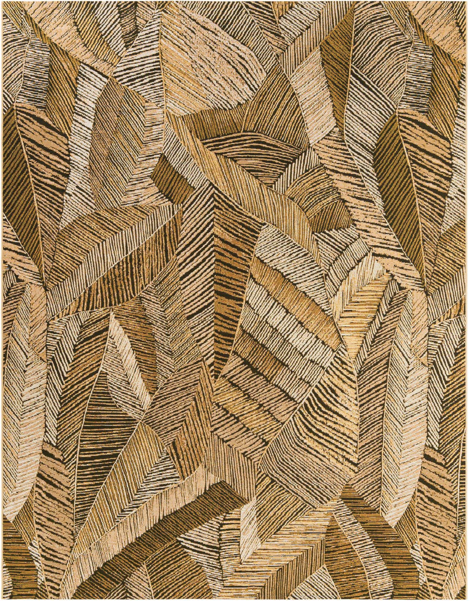 8' x 10' Easy-Clean Botanical Indoor / Outdoor Rug