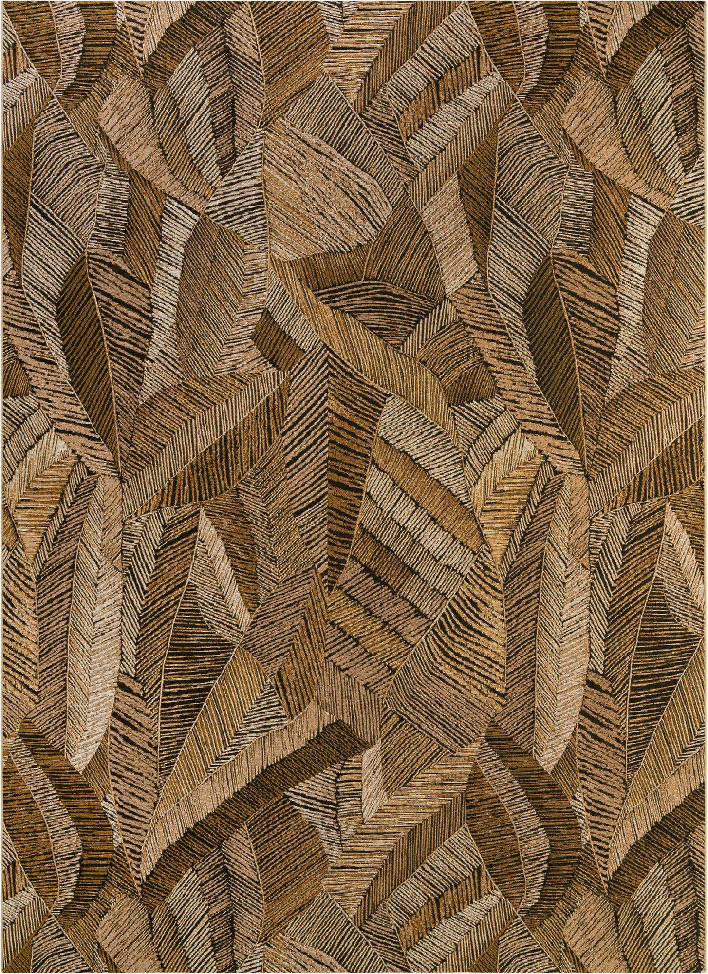 10' x 13' Easy-Clean Botanical Indoor / Outdoor Rug
