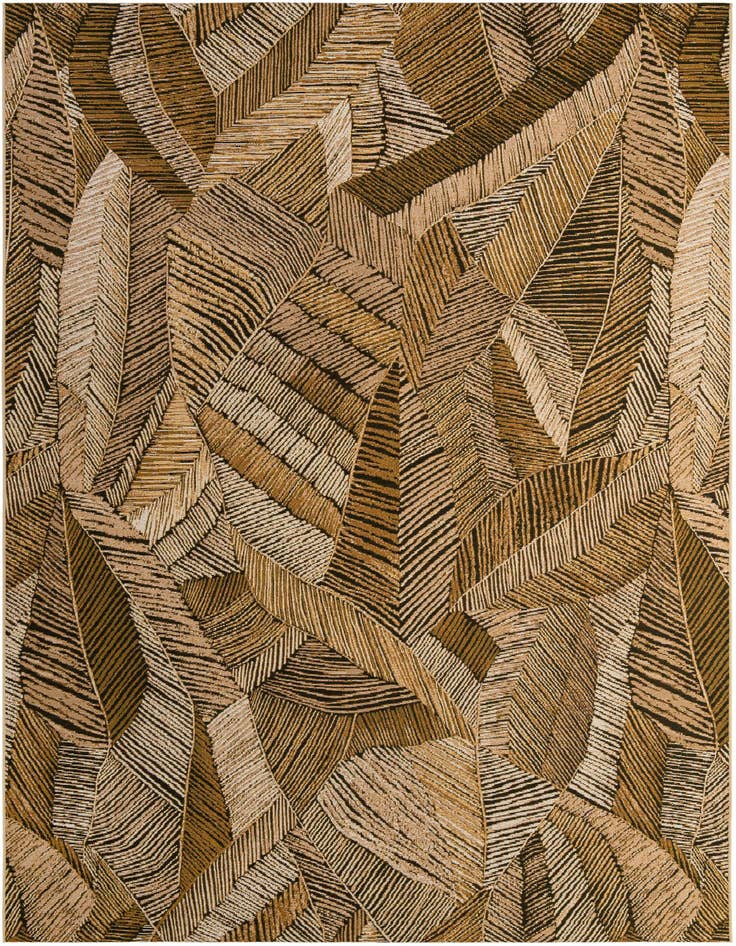 Detail image of 7' 10 x 11' Easy-Clean Botanical Indoor / Outdoor Rug
