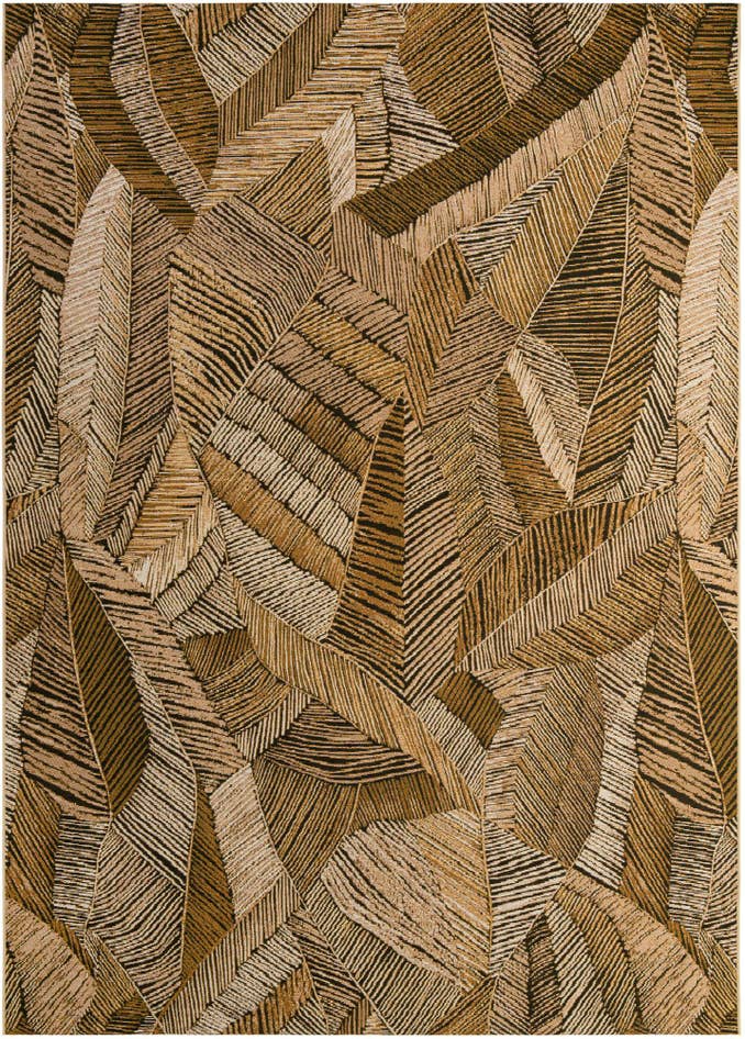 Detail image of 7' 10 x 11' Easy-Clean Botanical Indoor / Outdoor Rug