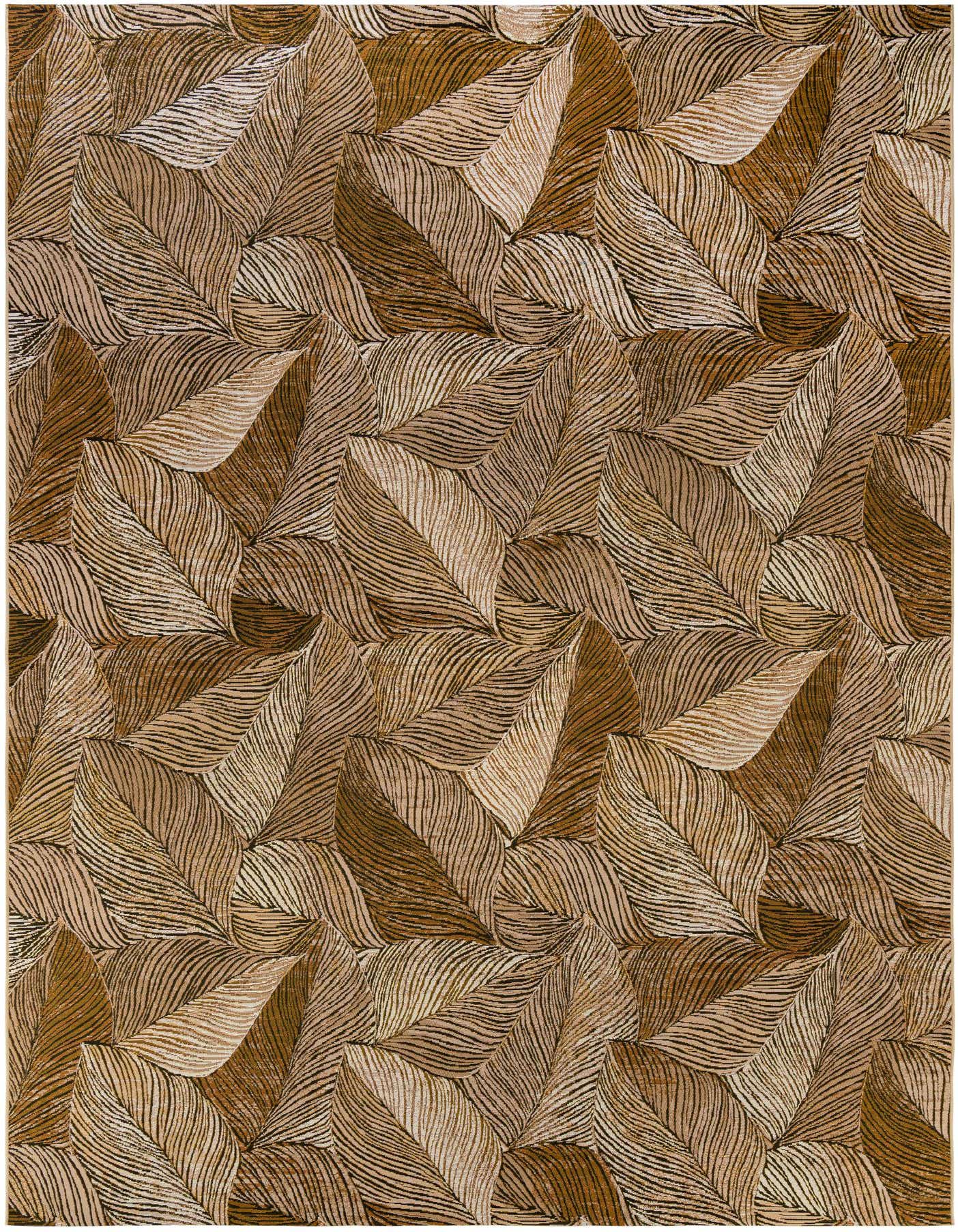 10' x 14' Easy-Clean Botanical Indoor / Outdoor Rug