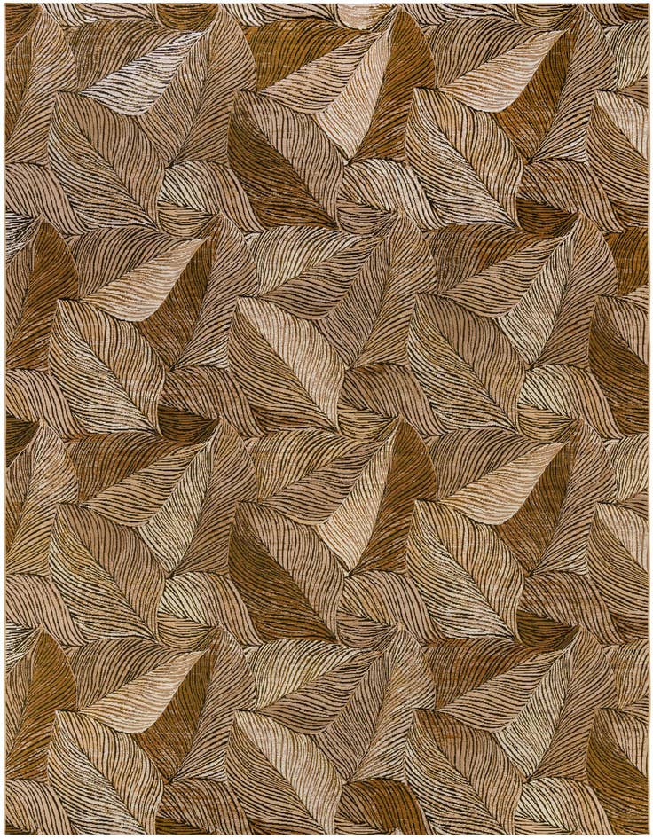 Detail image of 10' x 14' Easy-Clean Botanical Indoor / Outdoor Rug