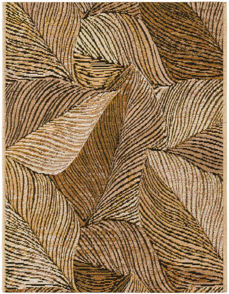 Detail image of 2' x 3' Easy-Clean Botanical Indoor / Outdoor Rug