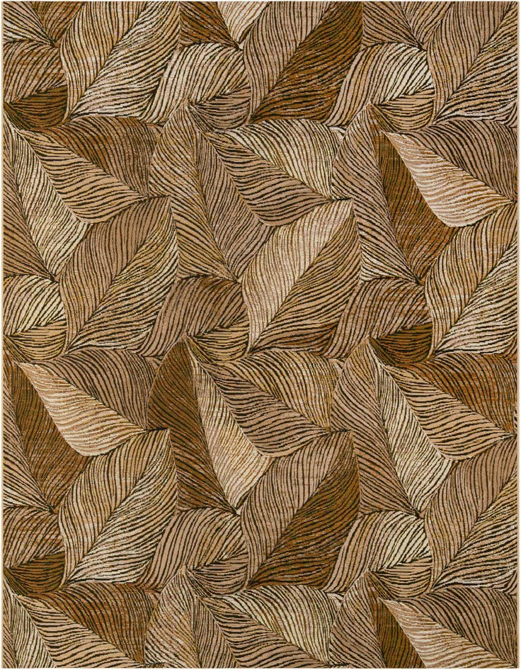 Detail image of 7' 10 x 10' Easy-Clean Botanical Indoor / Outdoor Rug